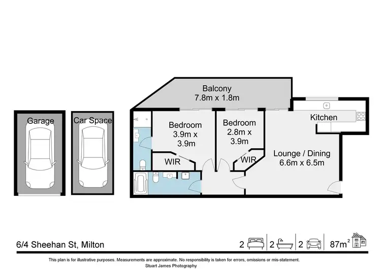 Floorplan of Homely unit listing, 6/4 Sheehan Street, Milton QLD 4064