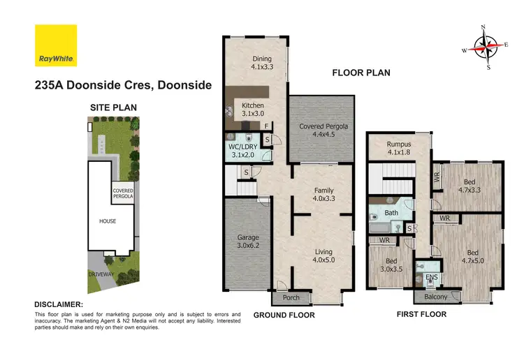 Floorplan of Homely house listing, 235A Doonside Crescent, Doonside NSW 2767