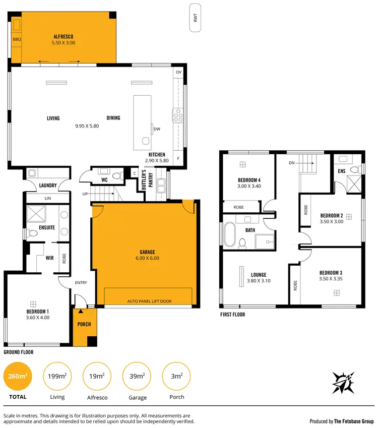Floorplan of Homely house listing, 13B Monaro Crescent, Newton SA 5074