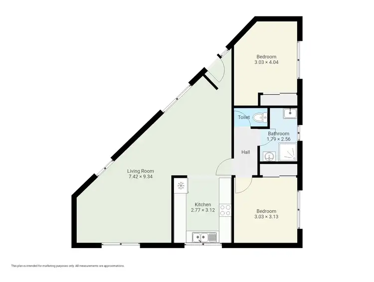 Floorplan of Homely apartment listing, 5/4 Cameron Street, Merimbula NSW 2548