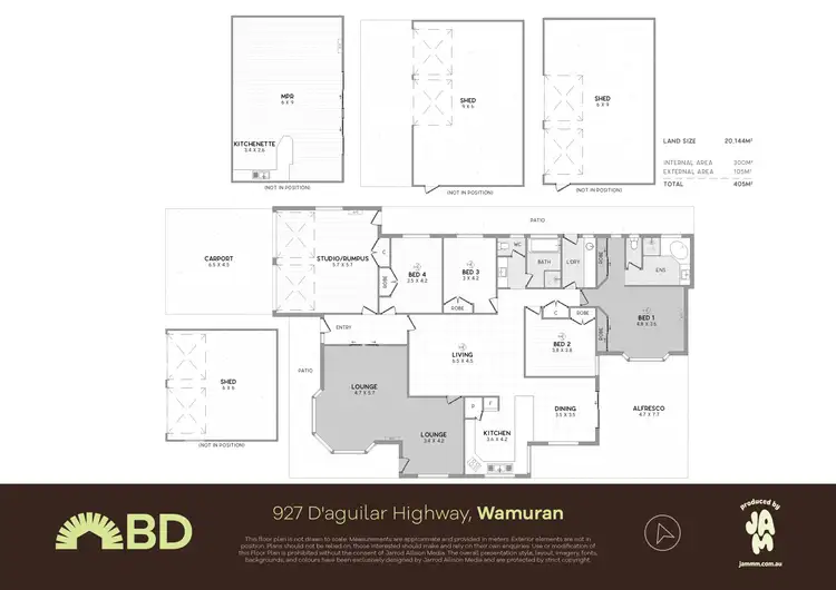 Floorplan of Homely house listing, 927 D'Aguilar Highway, Wamuran QLD 4512