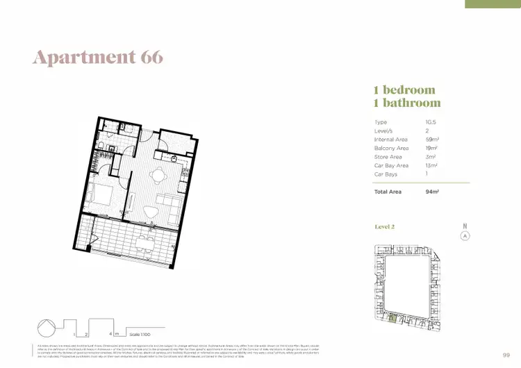 Floorplan of Homely apartment listing, 221/2 Thorburn Way, Shenton Park WA 6008