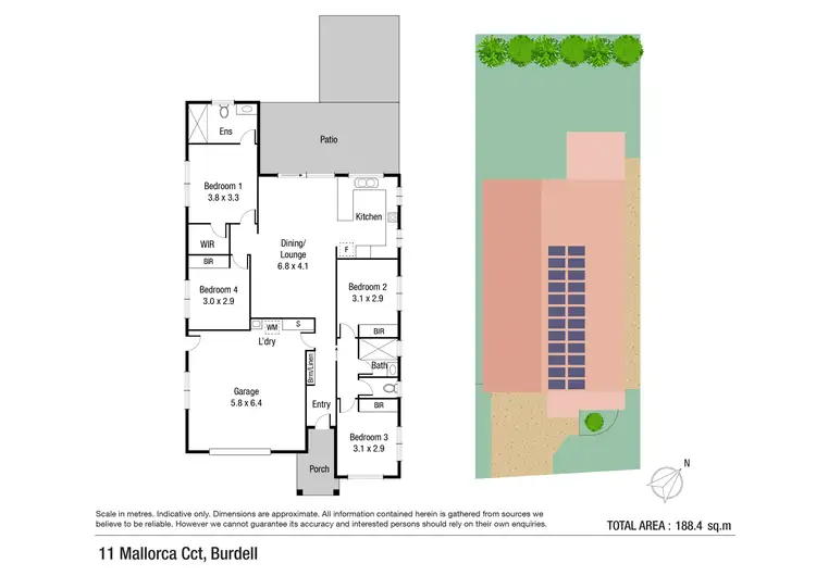 Floorplan of Homely house listing, 11 MALLORCA CIRCUIT, Burdell QLD 4818