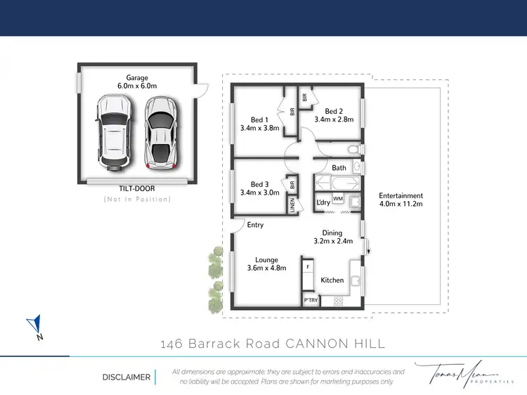 Floorplan of Homely house listing, 146 Barrack Road, Cannon Hill QLD 4170