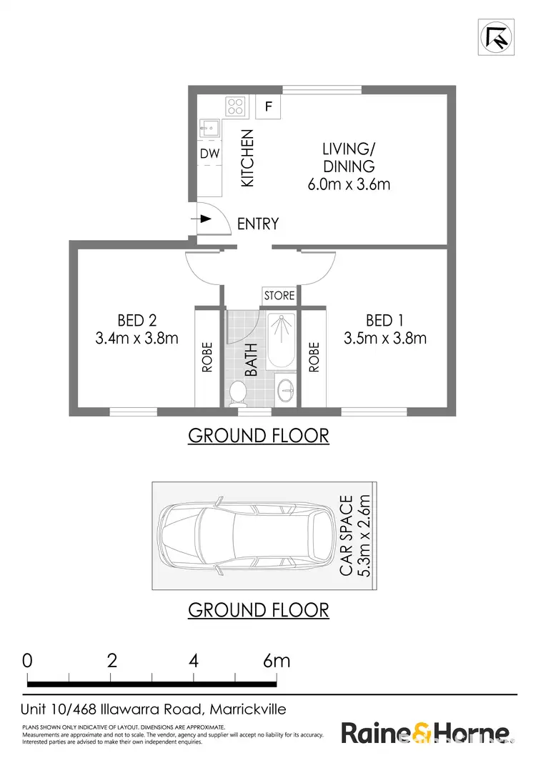 Floorplan of Homely apartment listing, 10/468 Illawarra Road, Marrickville NSW 2204