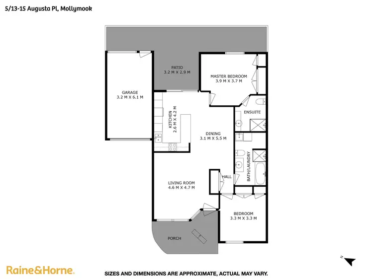 Floorplan of Homely villa listing, 5/13-15 Augusta Place, Mollymook Beach NSW 2539