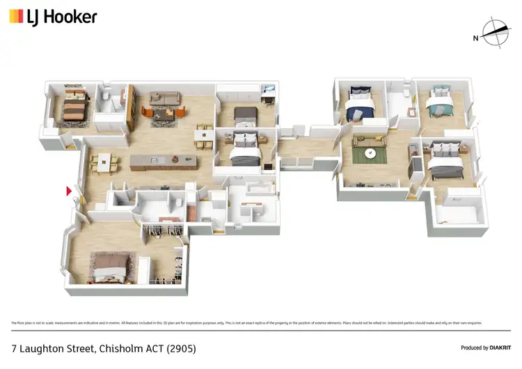 Floorplan of Homely house listing, 7 Laughton Street, Chisholm ACT 2905