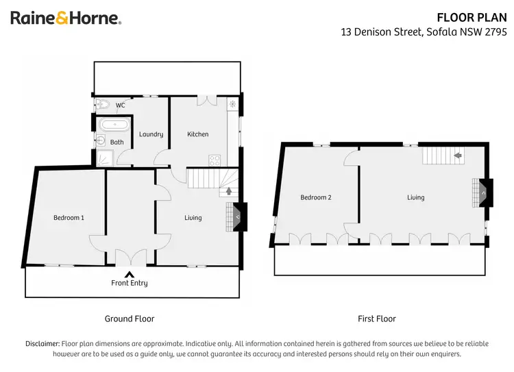 Floorplan of Homely house listing, 13 Denison Street, Sofala NSW 2795