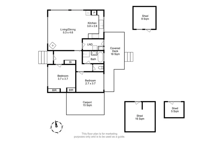 Floorplan of Homely house listing, 15 Walpole Street, Orford TAS 7190