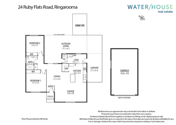 Floorplan of Homely house listing, 24 Ruby Flats Road, Ringarooma TAS 7263