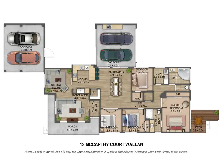 Floorplan of Homely house listing, 13 McCarthy Court, Wallan VIC 3756