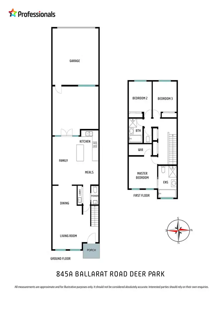 Floorplan of Homely house listing, 845A Ballarat Road, Deer Park VIC 3023