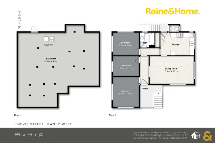 Floorplan of Homely house listing, 1 Nevis Street, Manly West QLD 4179