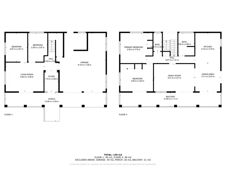 Floorplan of Homely house listing, 7 Tree Street, Pomona QLD 4568