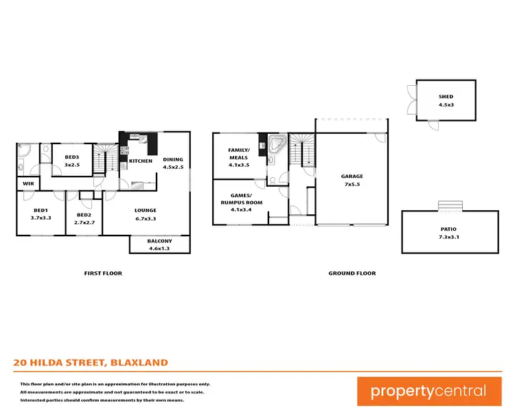 Floorplan of Homely house listing, 20 Hilda Street, Blaxland NSW 2774
