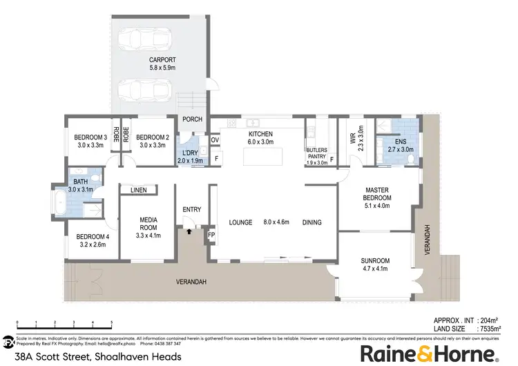 Floorplan of Homely house listing, 38A Scott Street, Shoalhaven Heads NSW 2535