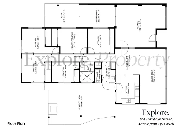 Floorplan of Homely house listing, 124 Takalvan Street, Kensington QLD 4670