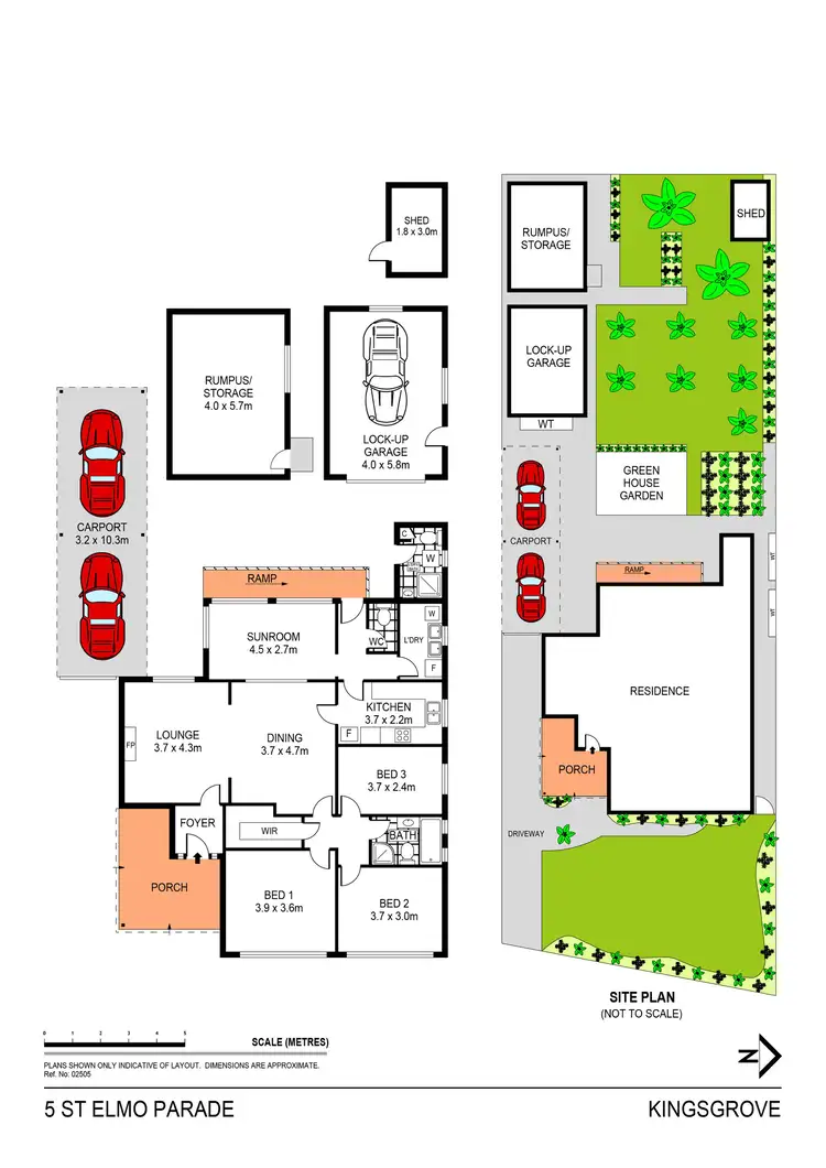 Floorplan of Homely house listing, 5 St Elmo Parade, Kingsgrove NSW 2208