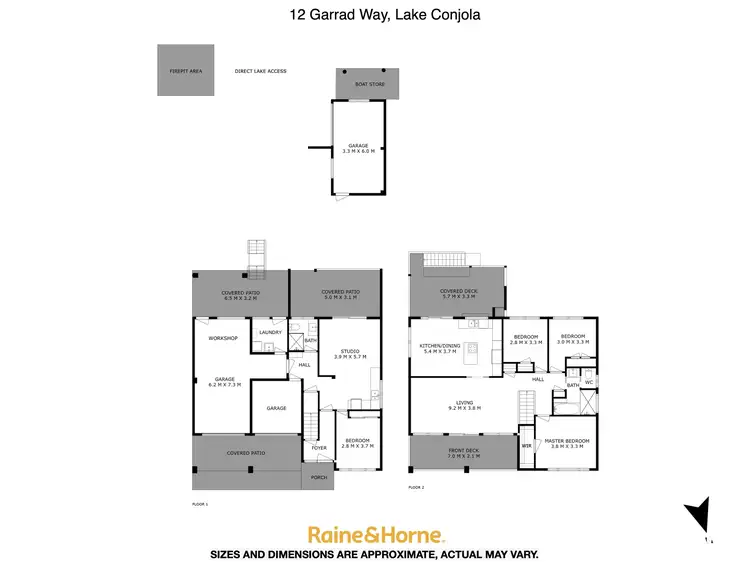 Floorplan of Homely house listing, 12 Garrad Way, Lake Conjola NSW 2539