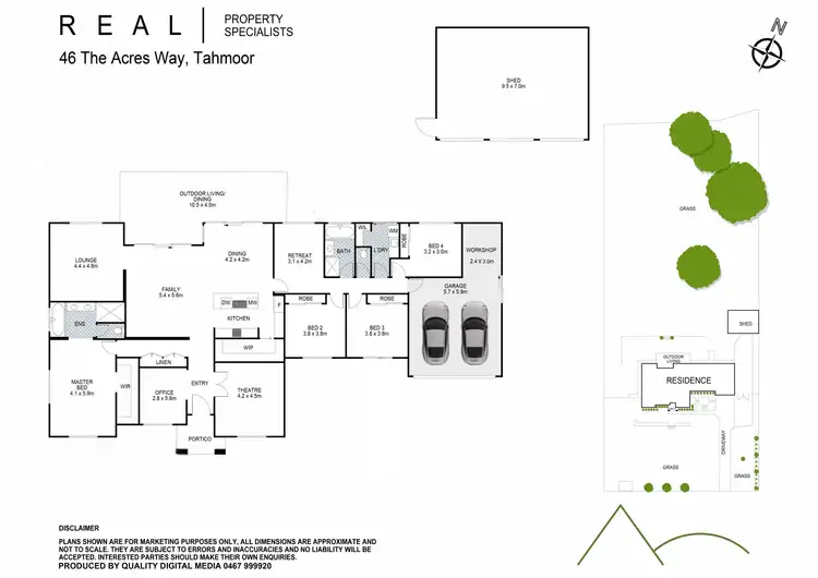 Floorplan of Homely house listing, 46 The Acres Way, Tahmoor NSW 2573