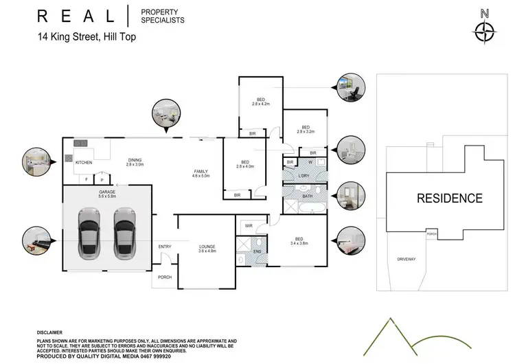 Floorplan of Homely house listing, 14 King Street, Hill Top NSW 2575