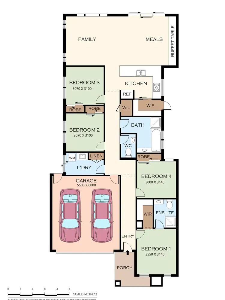 Floorplan of Homely house listing, 5 Bobal St, Sunbury VIC 3429