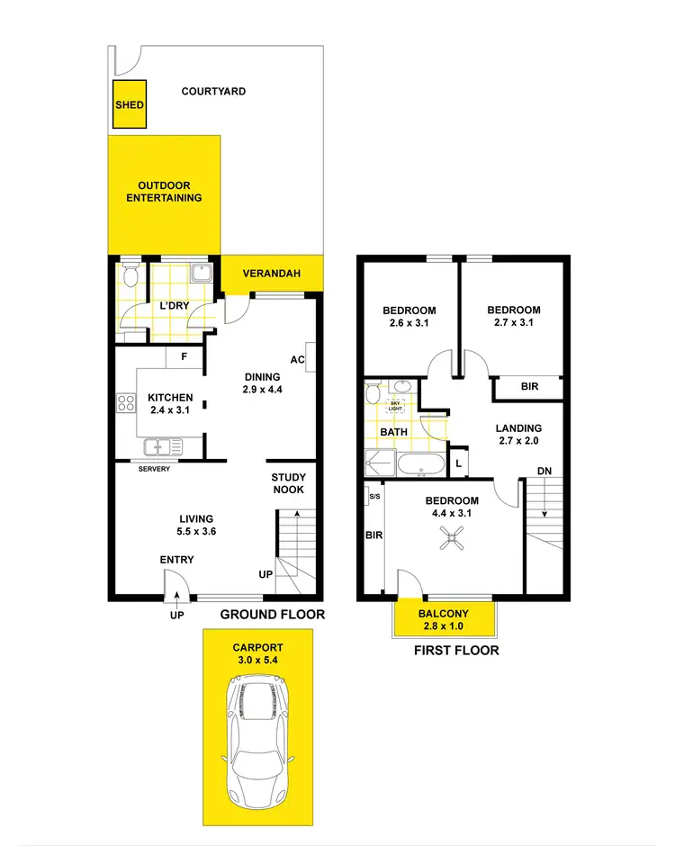 Floorplan of Homely unit listing, 14/31 Epstein Drive, Morphett Vale SA 5162