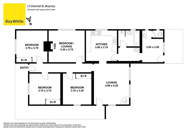 Floorplan of Homely house listing, 3 Gilchrist Street, Blayney NSW 2799