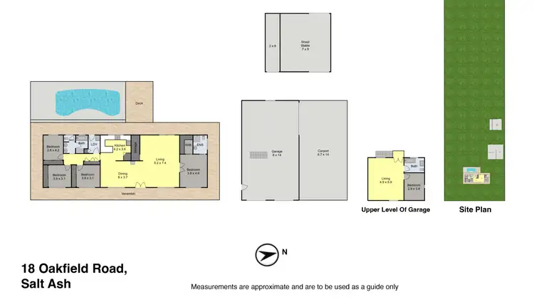 Floorplan of Homely house listing, 18 Oakfield Road, Salt Ash NSW 2318