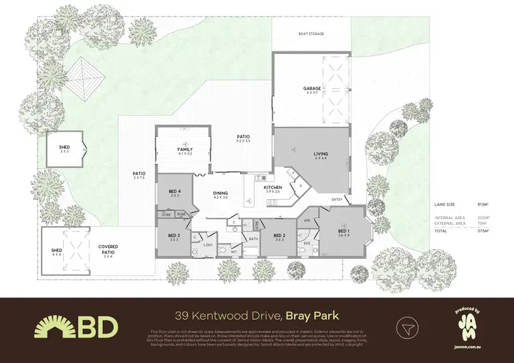 Floorplan of Homely house listing, 39 Kentwood Drive, Bray Park QLD 4500