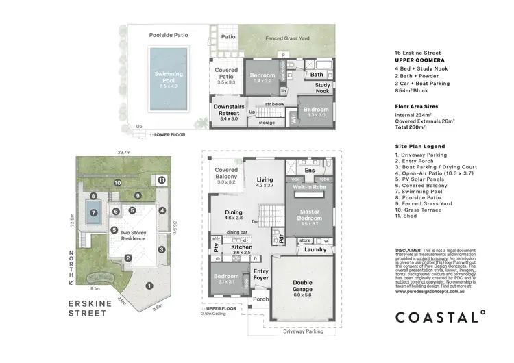 Floorplan of Homely house listing, 16 Erskine Street, Upper Coomera QLD 4209