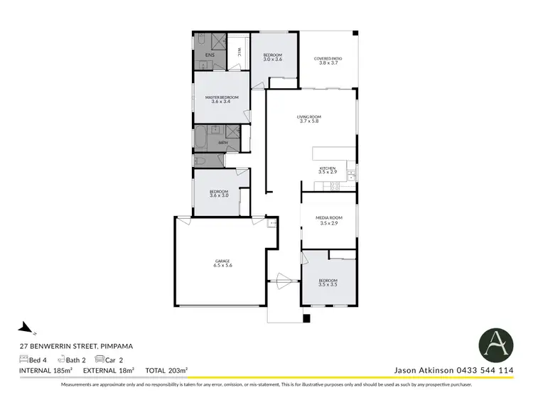 Floorplan of Homely house listing, 27 Benwerrin Street, Pimpama QLD 4209