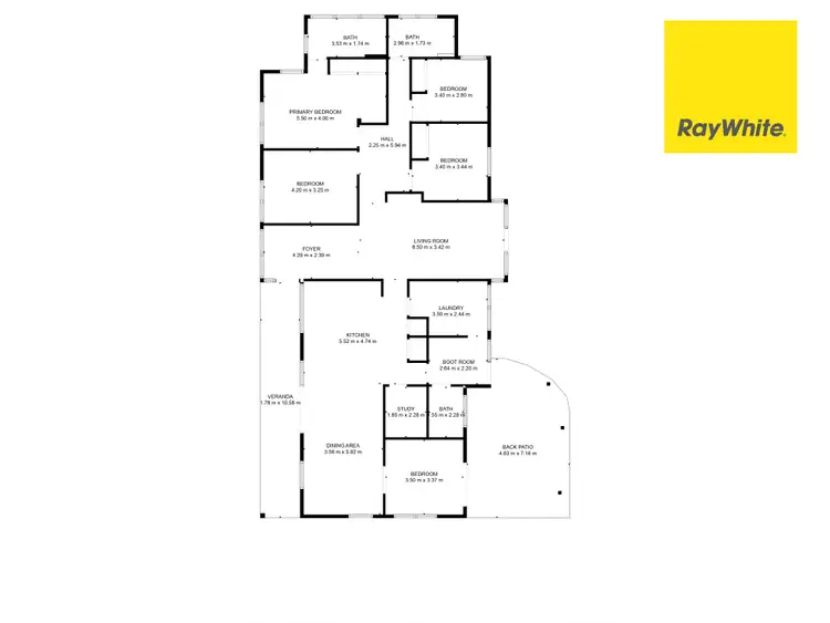 Floorplan of Homely rural property listing, 75 Balmattum Siding Road, Euroa VIC 3666