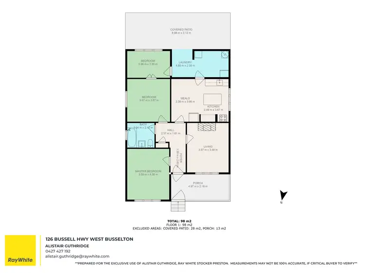 Floorplan of Homely house listing, 126 Bussell Highway, West Busselton WA 6280