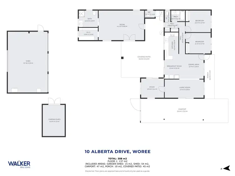 Floorplan of Homely house listing, 10 Alberta Drive, Woree QLD 4868