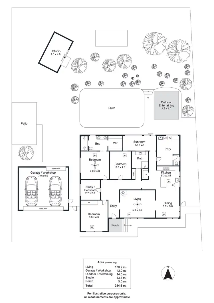 Floorplan of Homely house listing, 16 Arthur Road, Mount Compass SA 5210