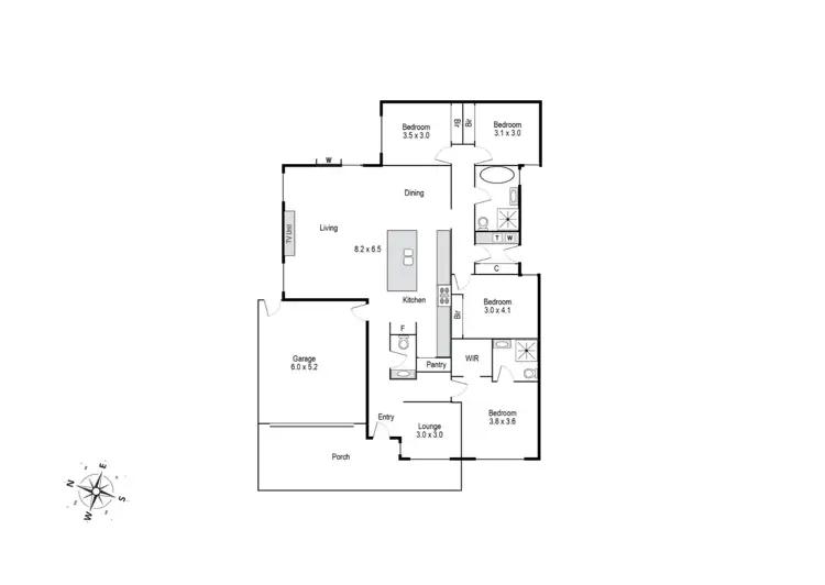 Floorplan of Homely house listing, 40 Mound Avenue, Donnybrook VIC 3064