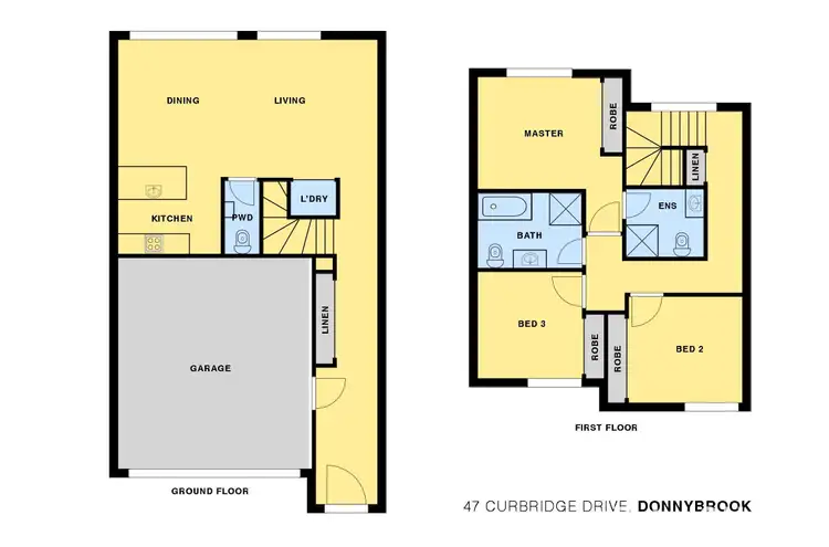 Floorplan of Homely house listing, 47 Curbridge Drive, Donnybrook VIC 3064
