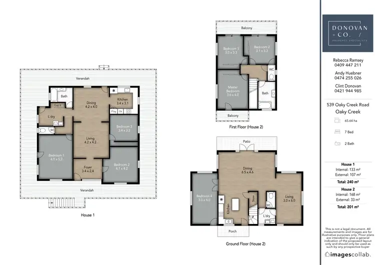 Floorplan of Homely rural property listing, 539 Oaky Creek Road, Oaky Creek QLD 4285
