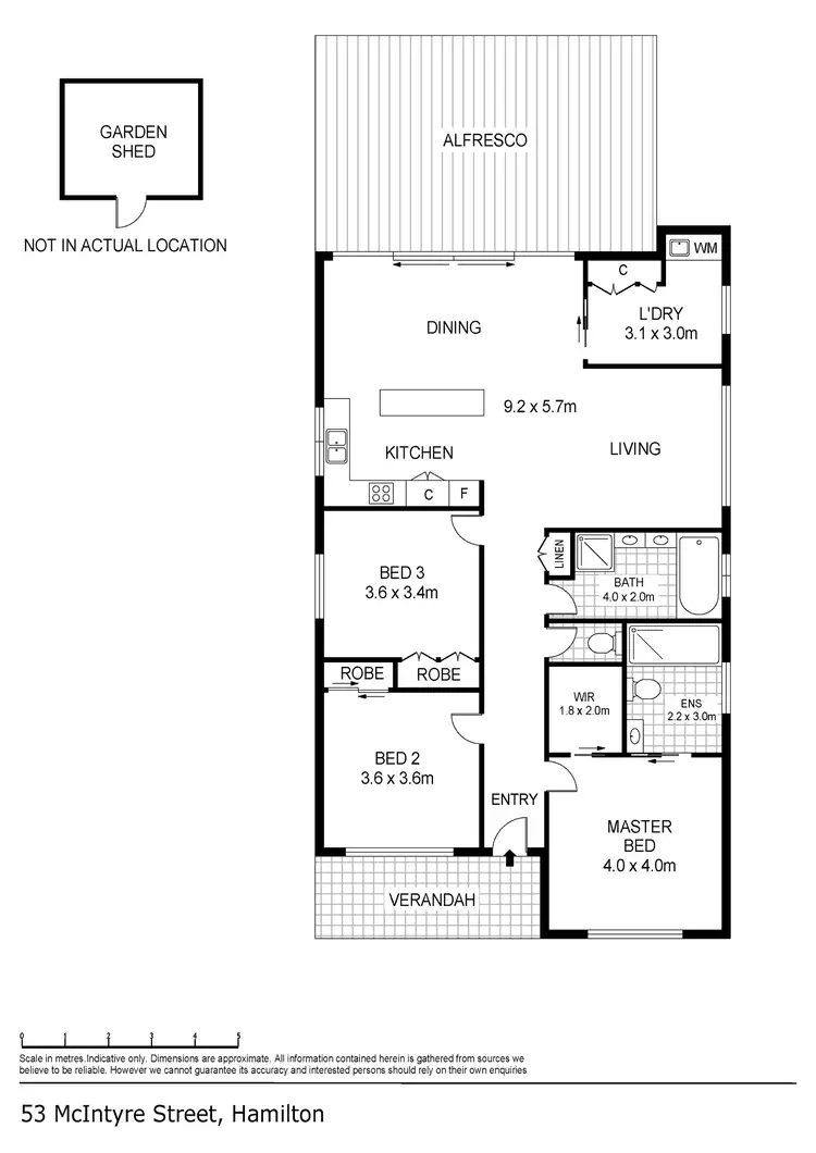 Floorplan of Homely house listing, 53 McIntyre Street, Hamilton VIC 3300