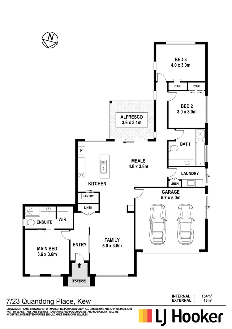 Floorplan of Homely villa listing, 7/23 Quandong Place, Kew NSW 2439