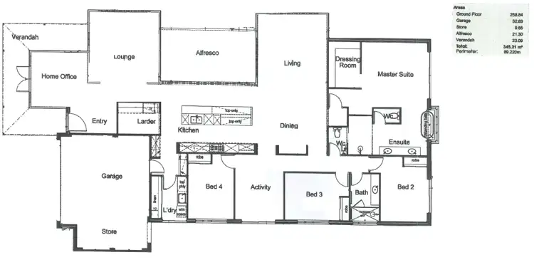 Floorplan of Homely house listing, 125 Abernethy Road, Byford WA 6122
