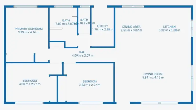 Floorplan of Homely house listing, 1 Carnation Street, Proserpine QLD 4800