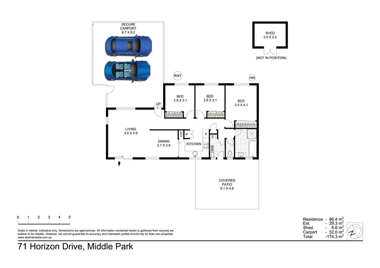 Floorplan of Homely house listing, 71 Horizon Drive, Middle Park QLD 4074