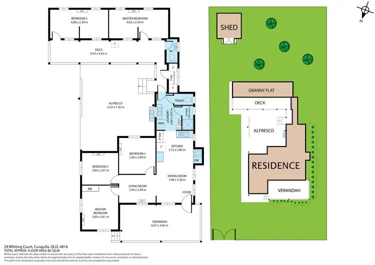 Floorplan of Homely house listing, 29 Whiting Court, Cungulla QLD 4816