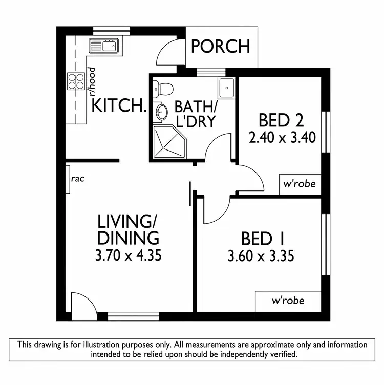 Floorplan of Homely unit listing, 9/127-129 Anzac Highway, Kurralta Park SA 5037