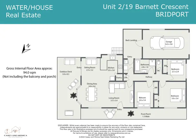 Floorplan of Homely house listing, 2/19 Barnett Crescent, Bridport TAS 7262