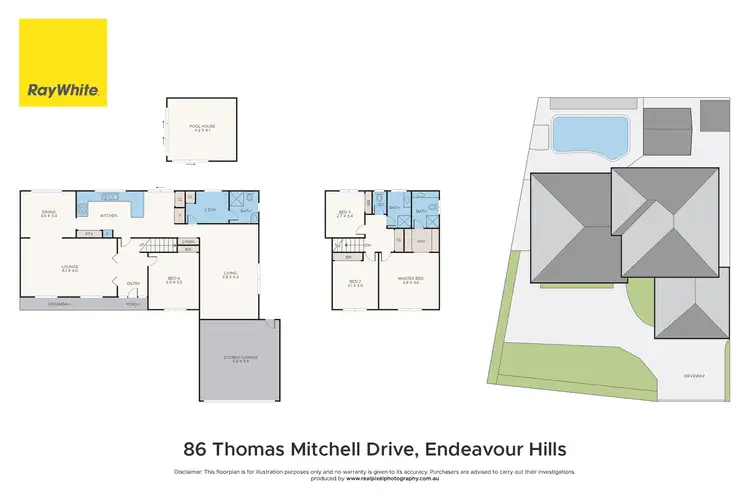 Floorplan of Homely house listing, 86 Thomas Mitchell Drive, Endeavour Hills VIC 3802