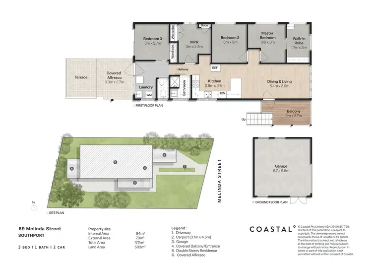 Floorplan of Homely house listing, 69 Melinda Street, Southport QLD 4215
