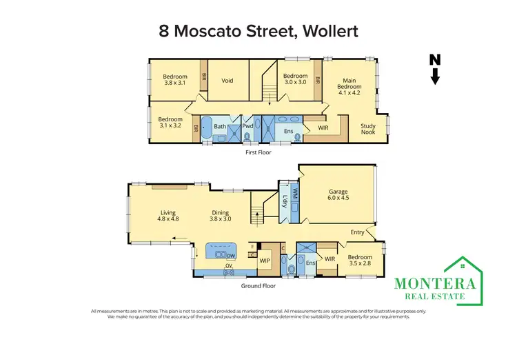 Floorplan of Homely house listing, 8 Moscato Street, Wollert VIC 3750